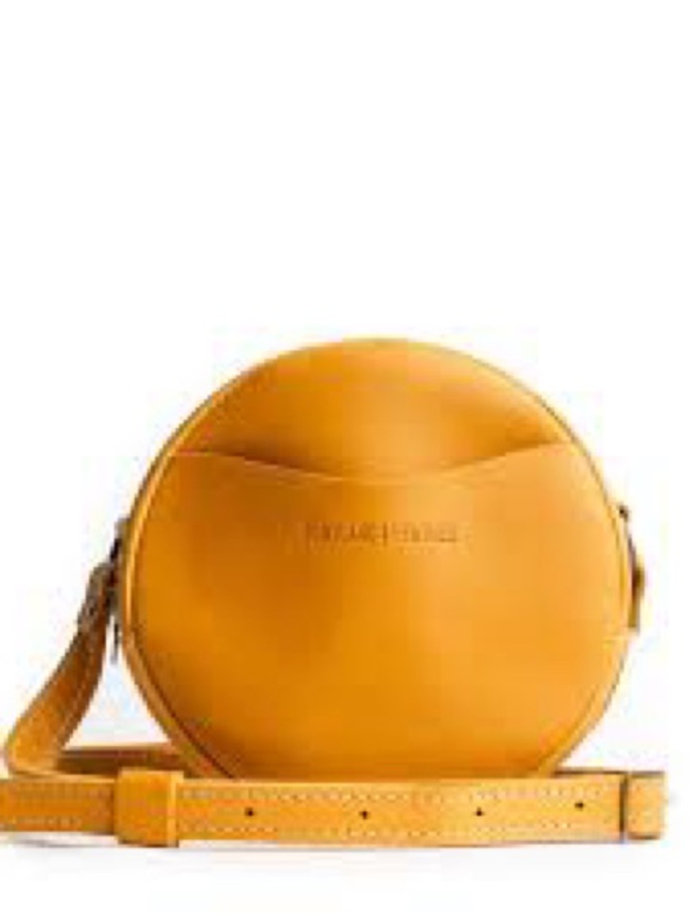 Portland Leather EUC Sunflower Round Crossbody - Picture 2 of 12